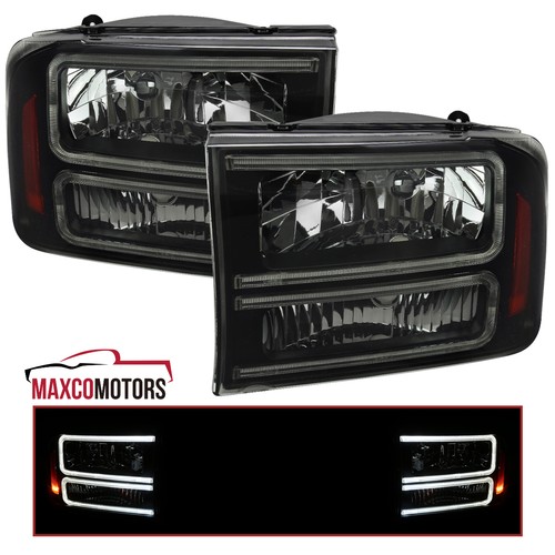Black smoke headlights fits - headlights,